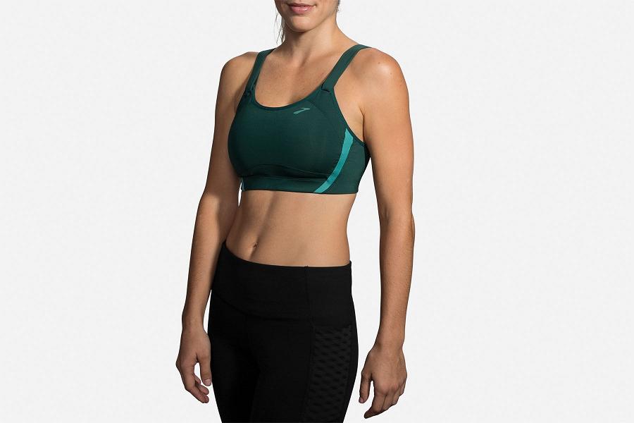 Brooks Jubralee Women Apparel & Running Bra Green EDB485196